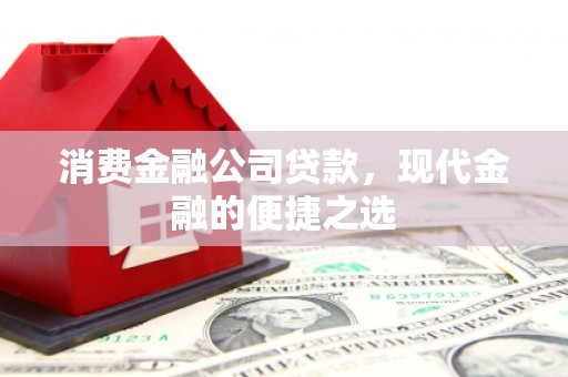 西盟消费金融公司贷款，现代金融的便捷之选