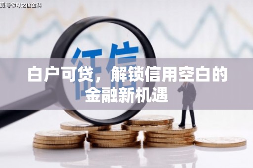 西盟白户可贷，解锁信用空白的金融新机遇
