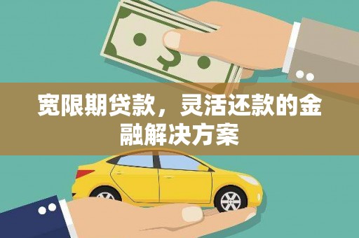 西盟宽限期贷款，灵活还款的金融解决方案