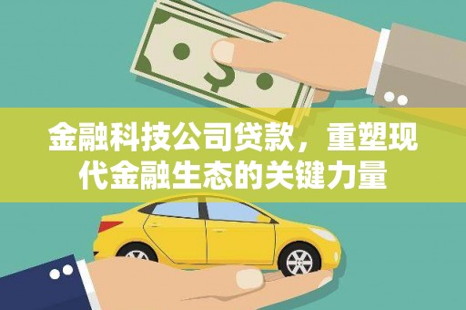 西盟金融科技公司贷款，重塑现代金融生态的关键力量
