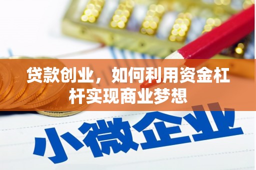 西盟贷款创业，如何利用资金杠杆实现商业梦想