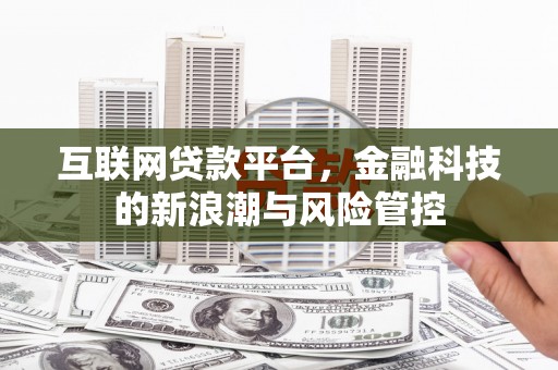 西盟互联网贷款平台，金融科技的新浪潮与风险管控