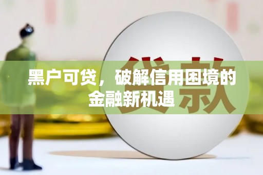 西盟黑户可贷，破解信用困境的金融新机遇