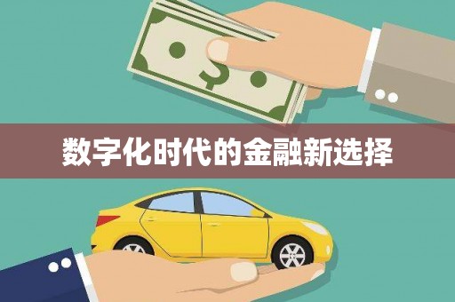 西盟数字化时代的金融新选择