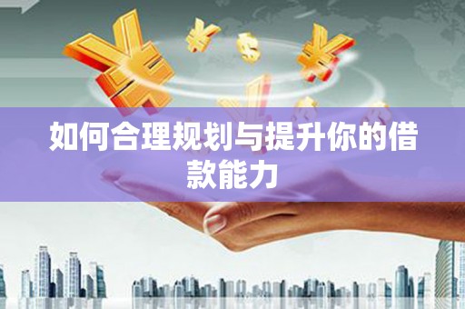 西盟如何合理规划与提升你的借款能力