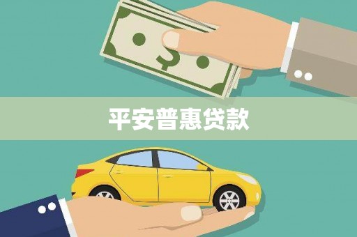 西盟平安普惠贷款
